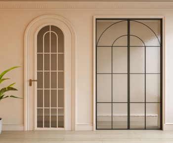 French Style Single Door-ID:923983104