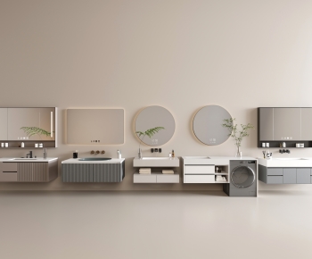 Modern Bathroom Cabinet-ID:684187891