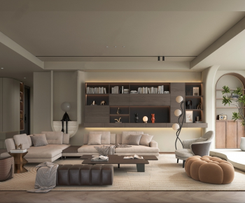 Modern A Living Room-ID:546410116