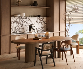 Modern Dining Table And Chairs-ID:396179916