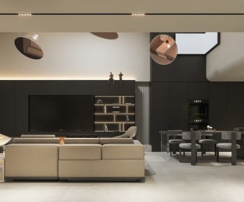 Modern A Living Room-ID:983506922