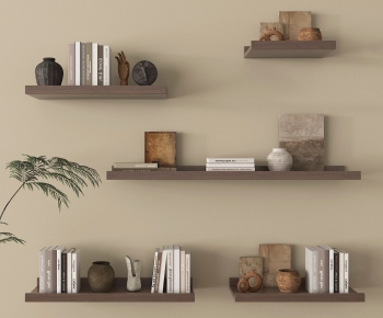 Wabi-sabi Style Shelving-ID:604590894