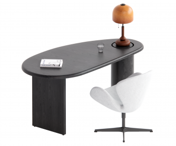 Modern Computer Desk And Chair-ID:177030099