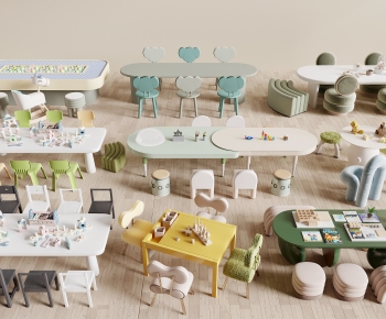 Modern Children's Table/chair-ID:390161042
