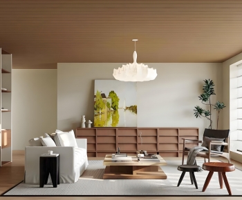 Modern A Living Room-ID:619976046