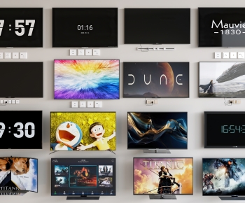 Modern TV Set-ID:744019991