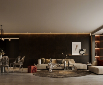 Modern A Living Room-ID:381550844