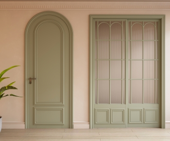 French Style Single Door-ID:524162055