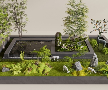 Modern Plant Landscaping-ID:610918053