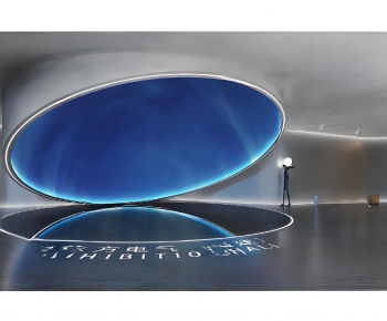 Modern Exhibition Hall-ID:657509097