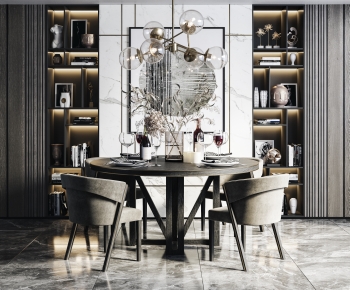 Modern Dining Table And Chairs-ID:496450901