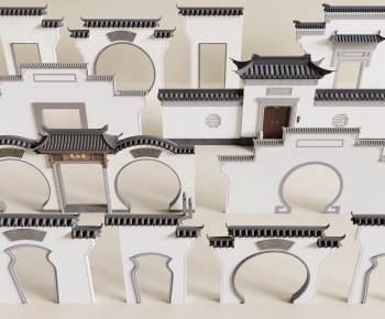 Chinese Style Door-ID:680389488