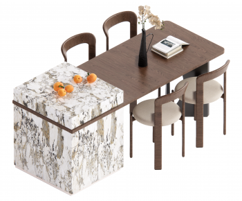 Modern Dining Table And Chairs-ID:545875079