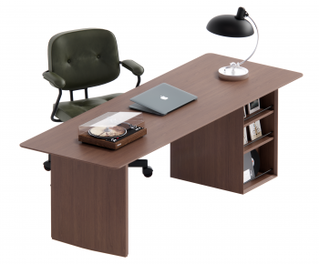 Modern Computer Desk And Chair-ID:909194951