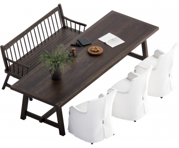 Modern Dining Table And Chairs-ID:334439356
