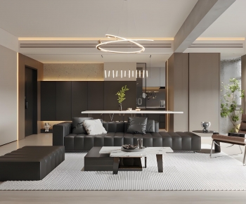 Modern A Living Room-ID:216512929