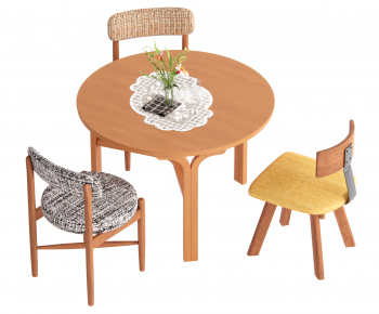 Modern Dining Table And Chairs-ID:932899006