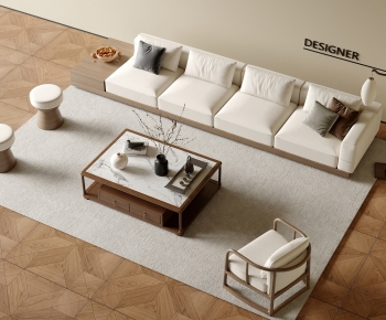 New Chinese Style Sofa Combination-ID:686686992