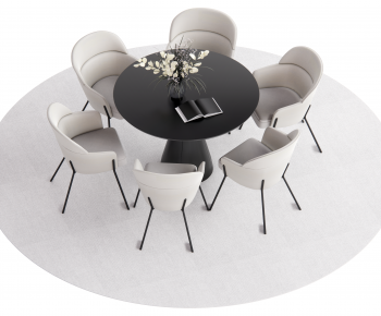 Modern Dining Table And Chairs-ID:641644956