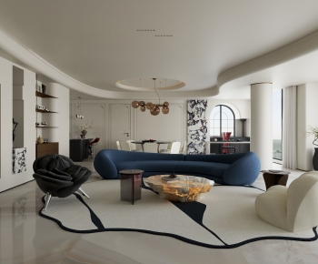 Modern A Living Room-ID:791804088