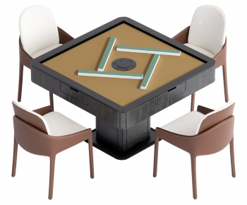 Modern Mahjong Tables And Chairs-ID:425786026