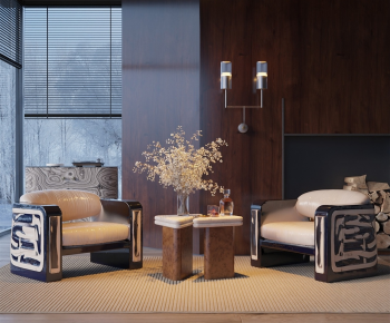 Modern Single Sofa-ID:323328029