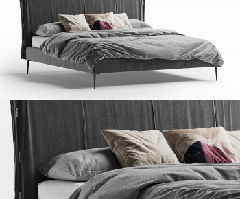 Modern Double Bed-ID:789824961