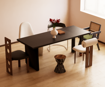 Modern Dining Table And Chairs-ID:534466034
