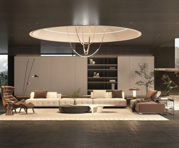 Modern A Living Room-ID:695527089
