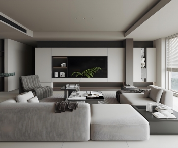 Modern A Living Room-ID:505350114