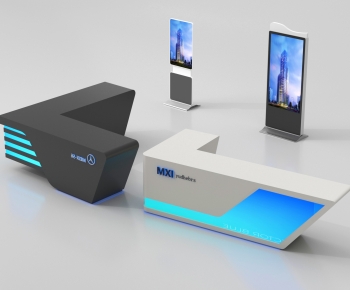 Modern Reception Desk-ID:560337073