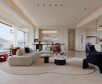 Modern A Living Room-ID:876472001