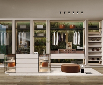 Modern Clothes Storage Area-ID:613120082