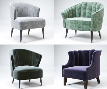 French Style Single Sofa-ID:412967925