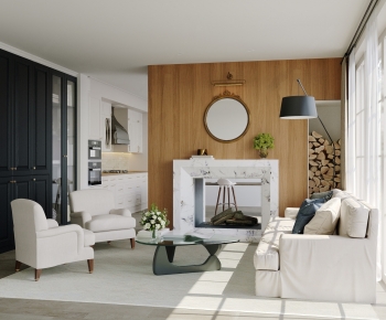 Modern A Living Room-ID:847501995