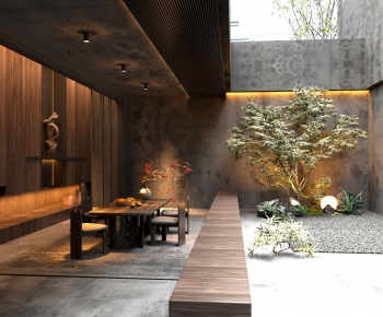New Chinese Style Courtyard/landscape-ID:594485043