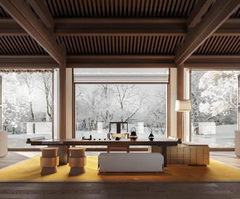 New Chinese Style Tea House-ID:608335024