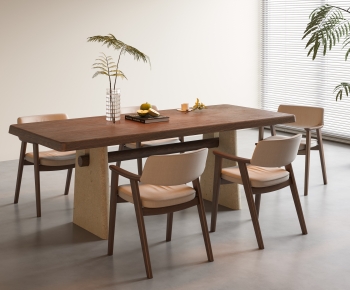 Modern Dining Table And Chairs-ID:196870099