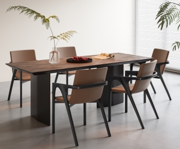 Modern Dining Table And Chairs-ID:211524019