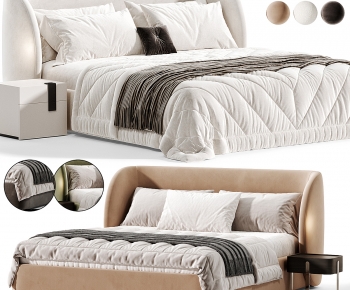 Modern Double Bed-ID:204689982