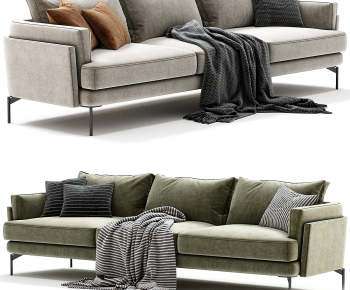 Modern Three-seat Sofa-ID:404088974