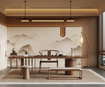 New Chinese Style Tea House-ID:805759478