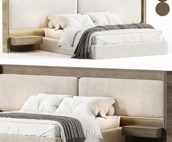 Modern Double Bed-ID:411690954