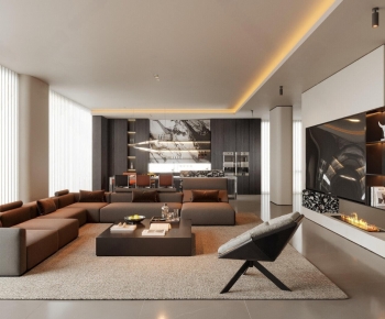 Modern A Living Room-ID:963912968