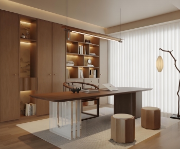 New Chinese Style Study Space-ID:123647935