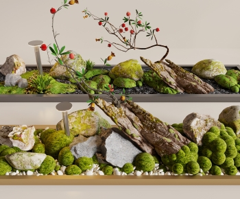 New Chinese Style Plant Landscaping-ID:437074901