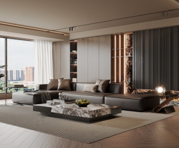 Modern A Living Room-ID:532479315