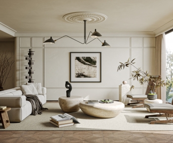 French Style A Living Room-ID:956732032