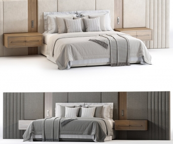 Modern Double Bed-ID:494666107