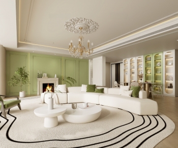 French Style A Living Room-ID:806927926